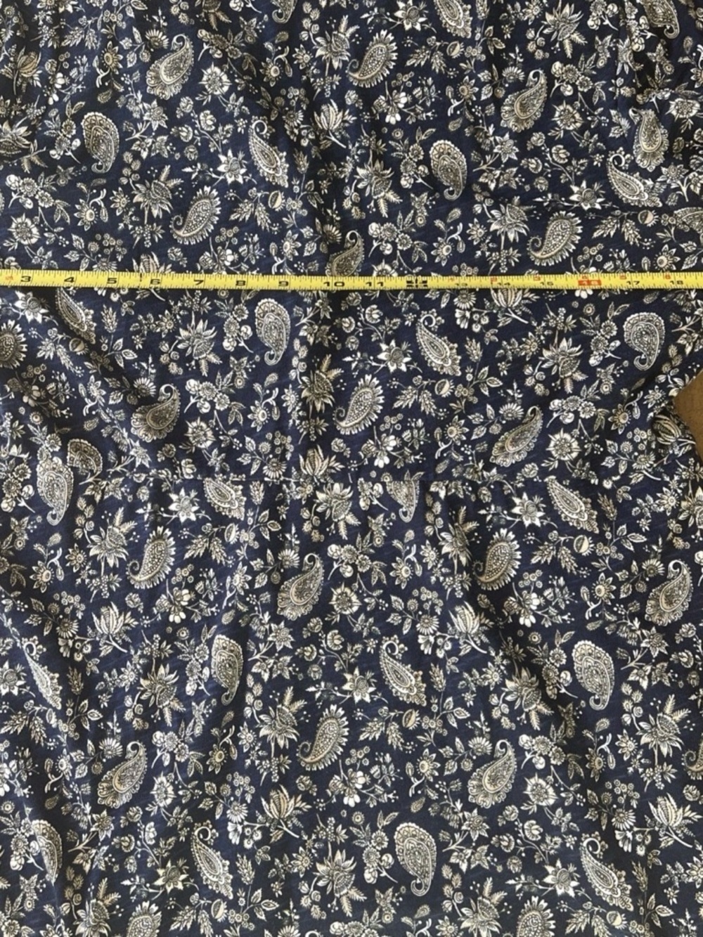 Boden Effie Dress Women’s 14 Blue Paisley Floral Collared Preppy Mini Casual - Picture 12 of 12